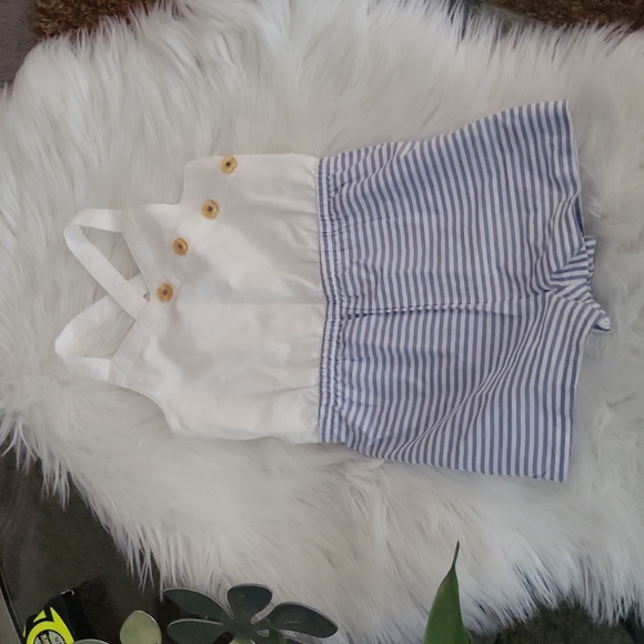 EMMA'S GARDEN 100% organic cotton romper  - Picture 1 of 6